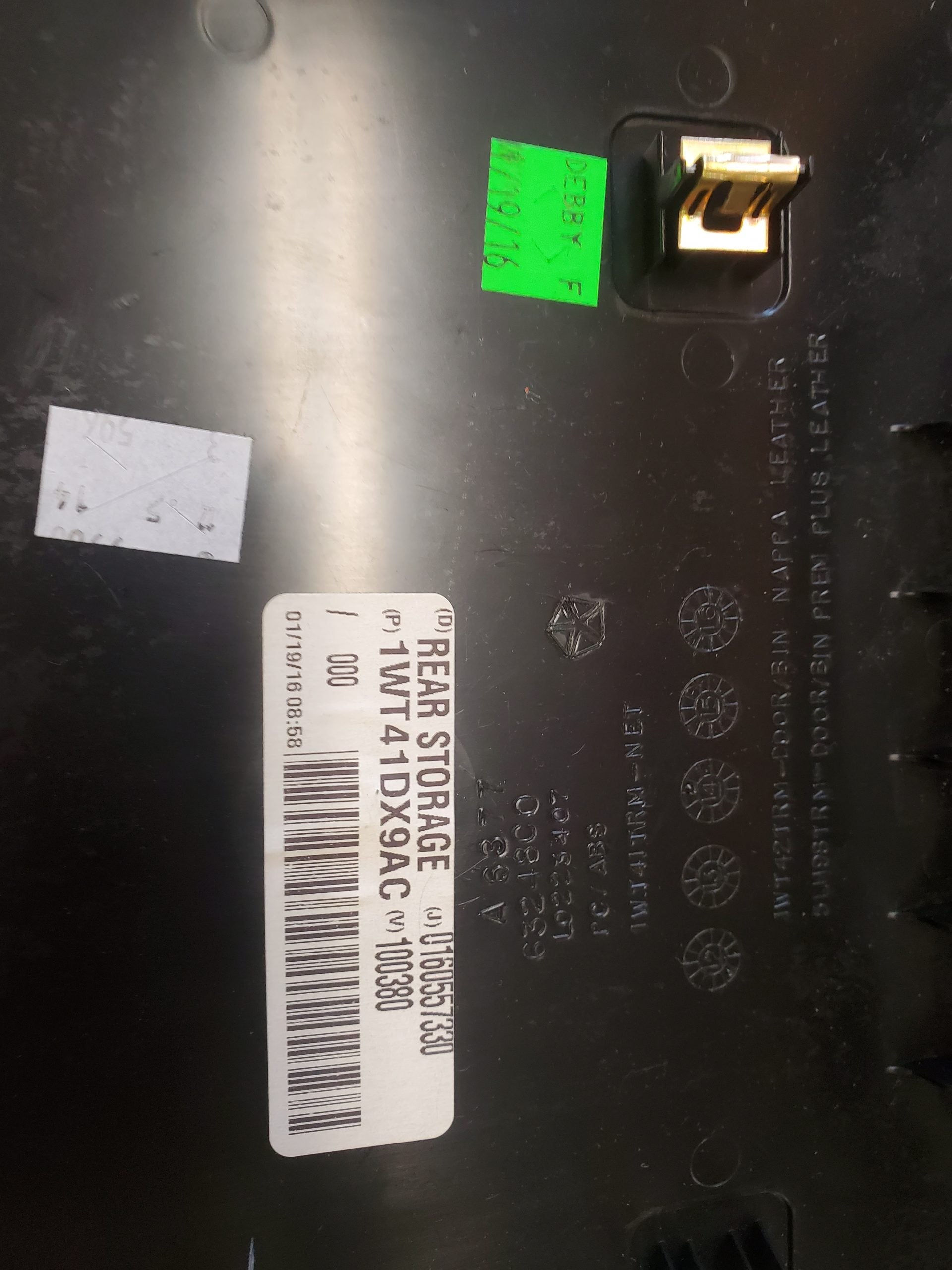 Gen.5 rear storage bin