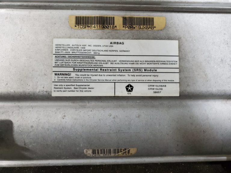 Gen.2 Passenger Air Bag