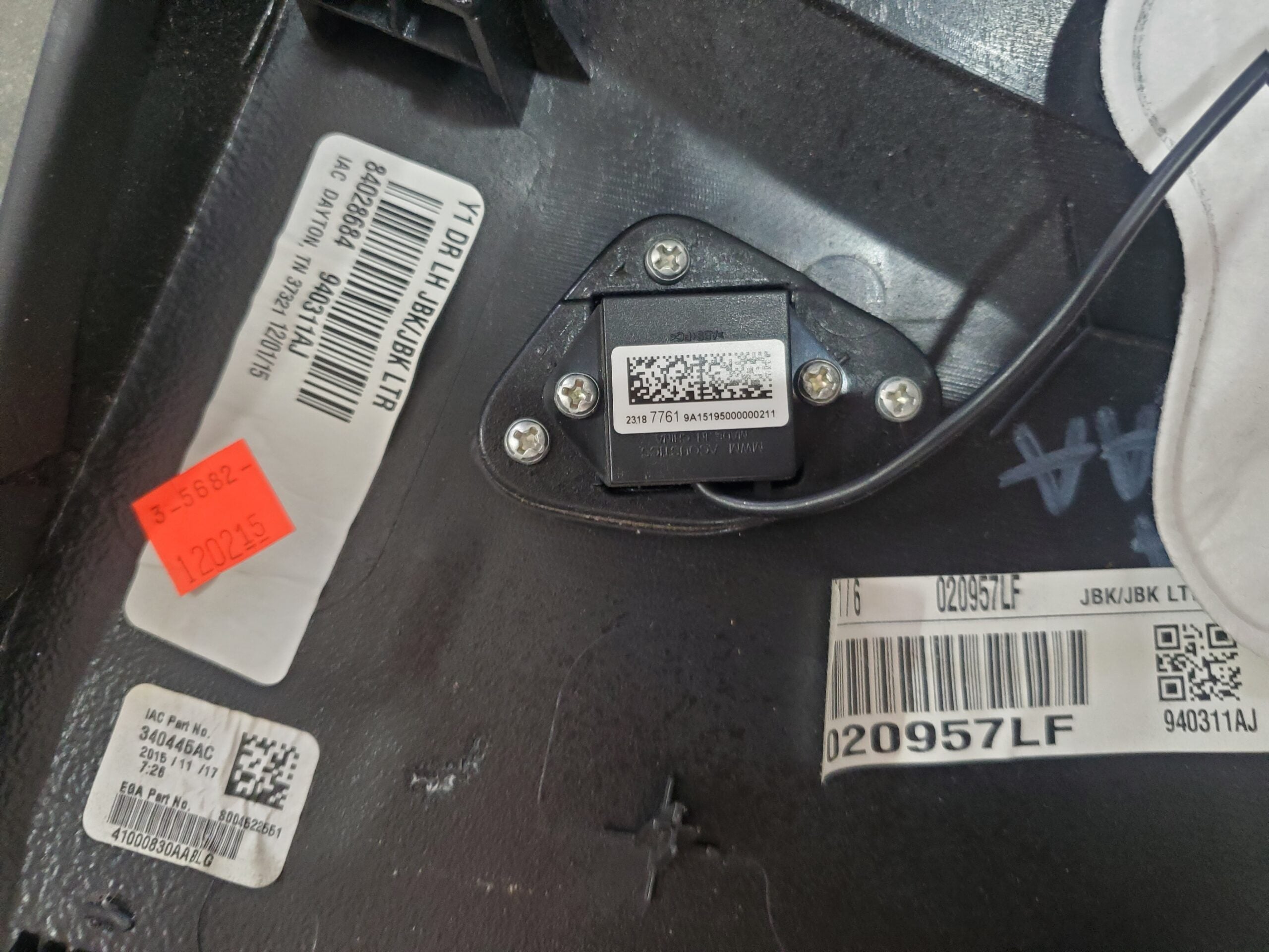 2016 LH Door Panel Corvette Z51 3LT