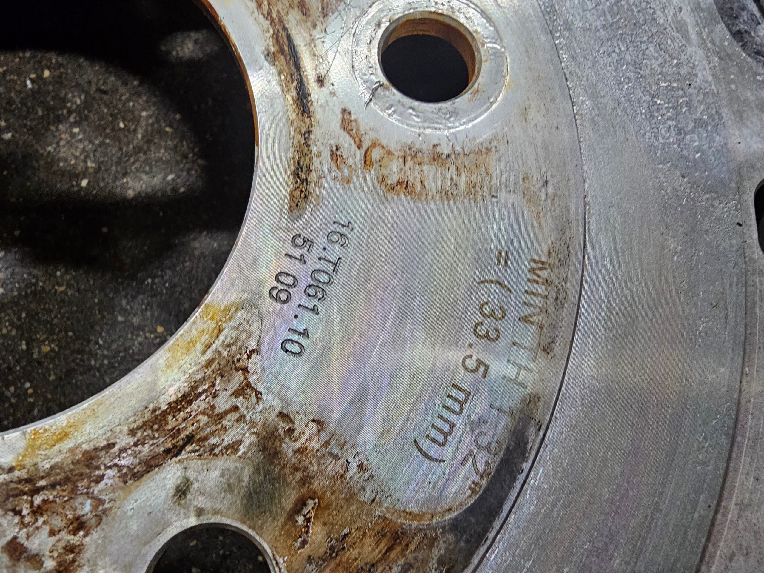 2010 ZR1 Carbon Ceramic Rear Rotor Set