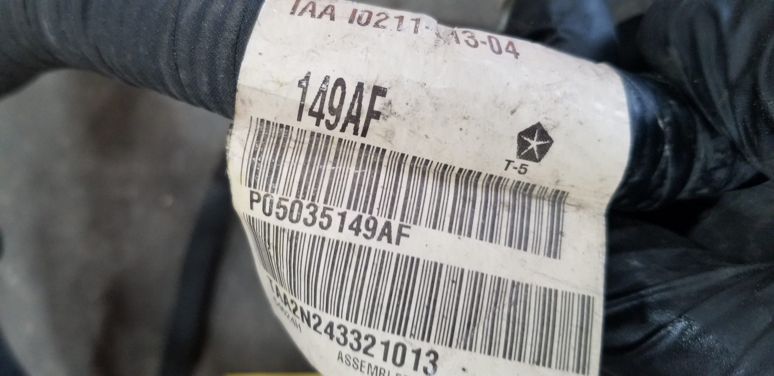 Gen 5 left under body harness