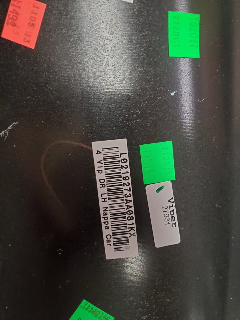 Gen.5 New Lh door panel
