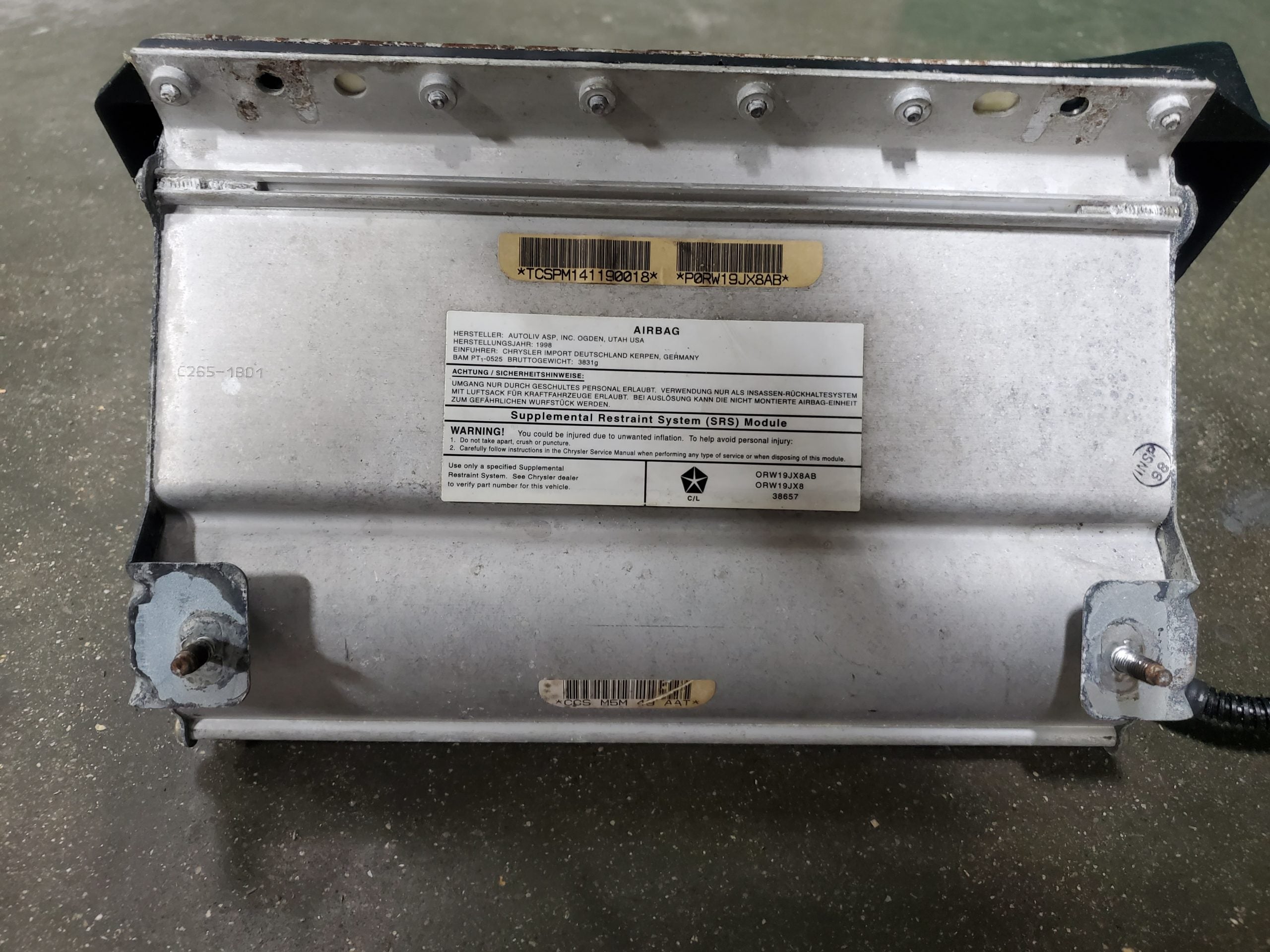 Gen.2 Passenger Air Bag