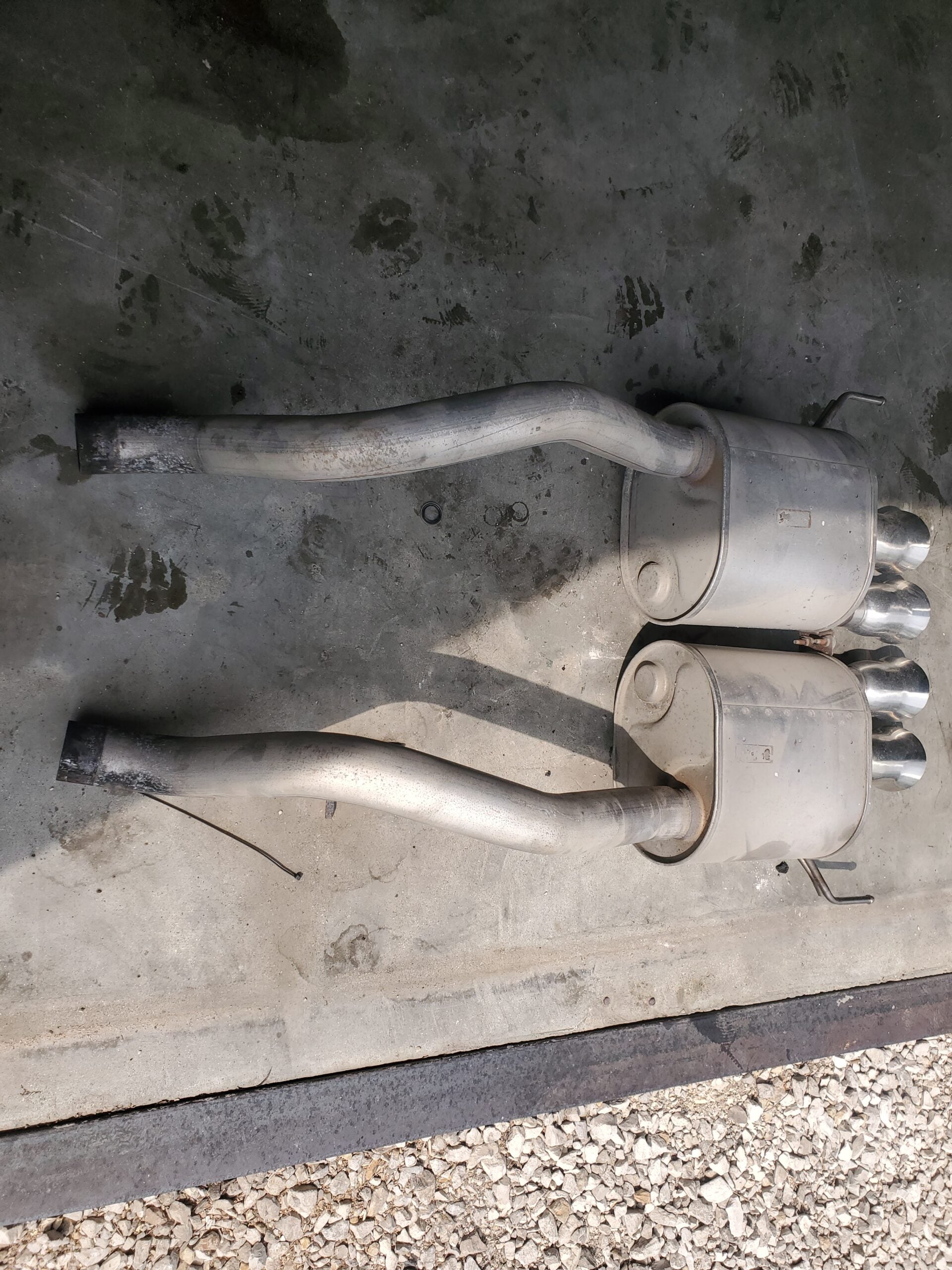 2016 Z06 Corvette mufflers and tips