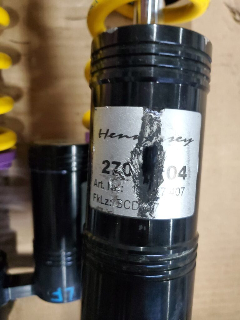 Hennessey coil overs