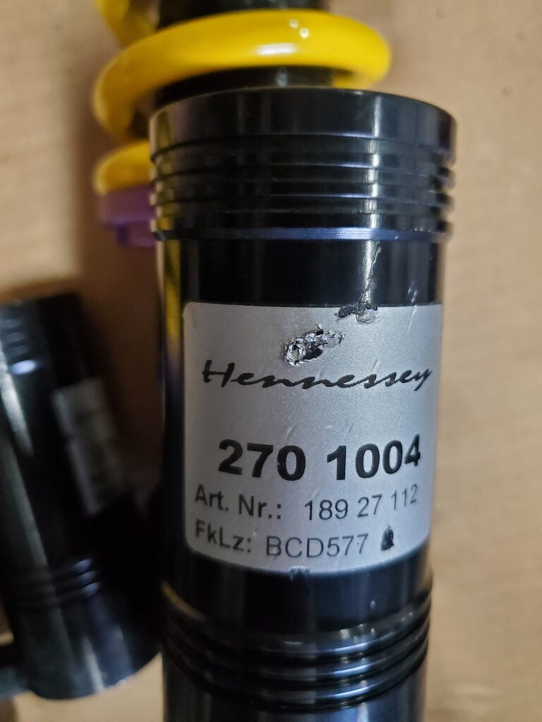 Hennessey coil overs