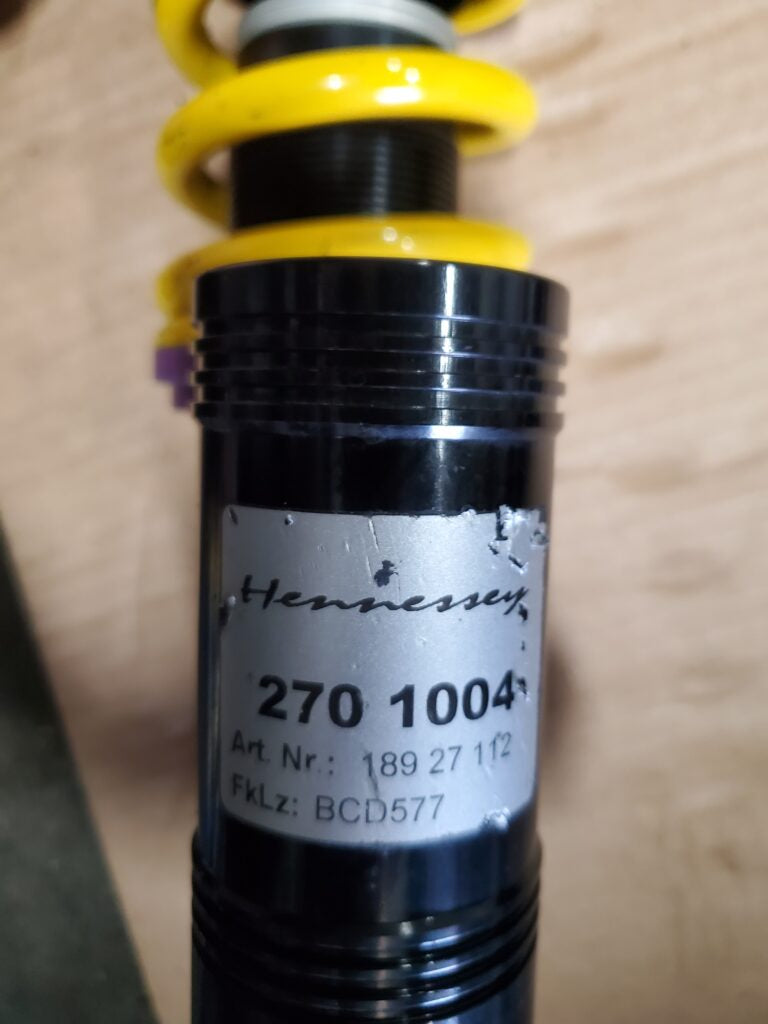 Hennessey coil overs