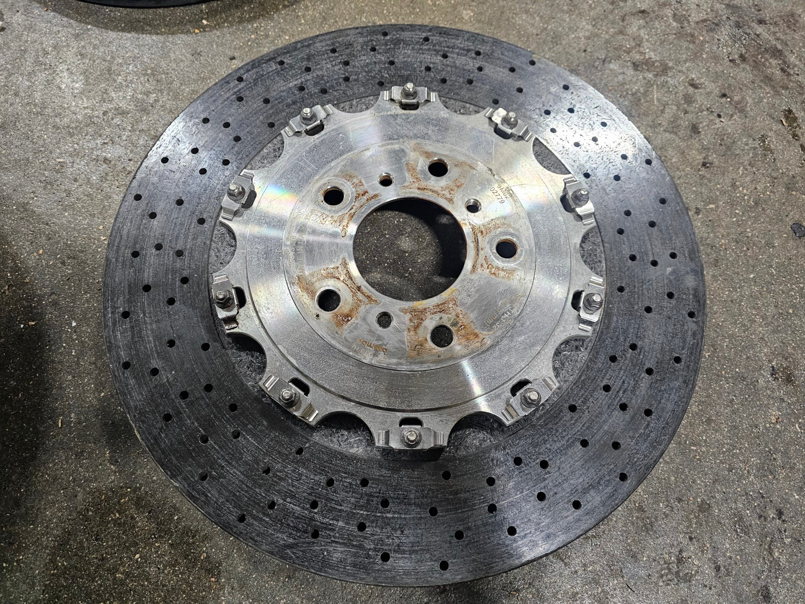 2010 ZR1 Carbon Ceramic Rear Rotor Set