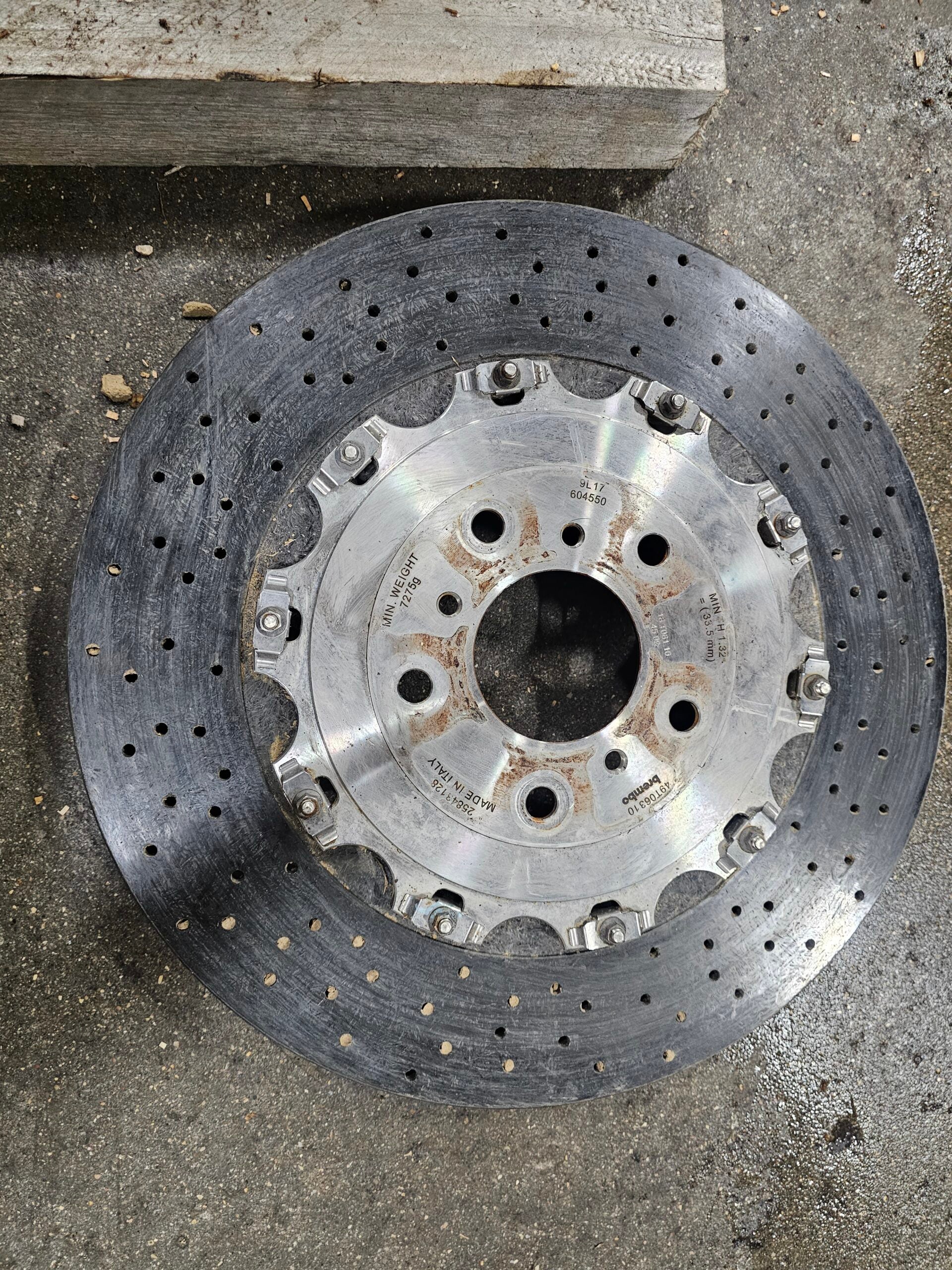2010 ZR1 Carbon Ceramic Rear Rotor Set