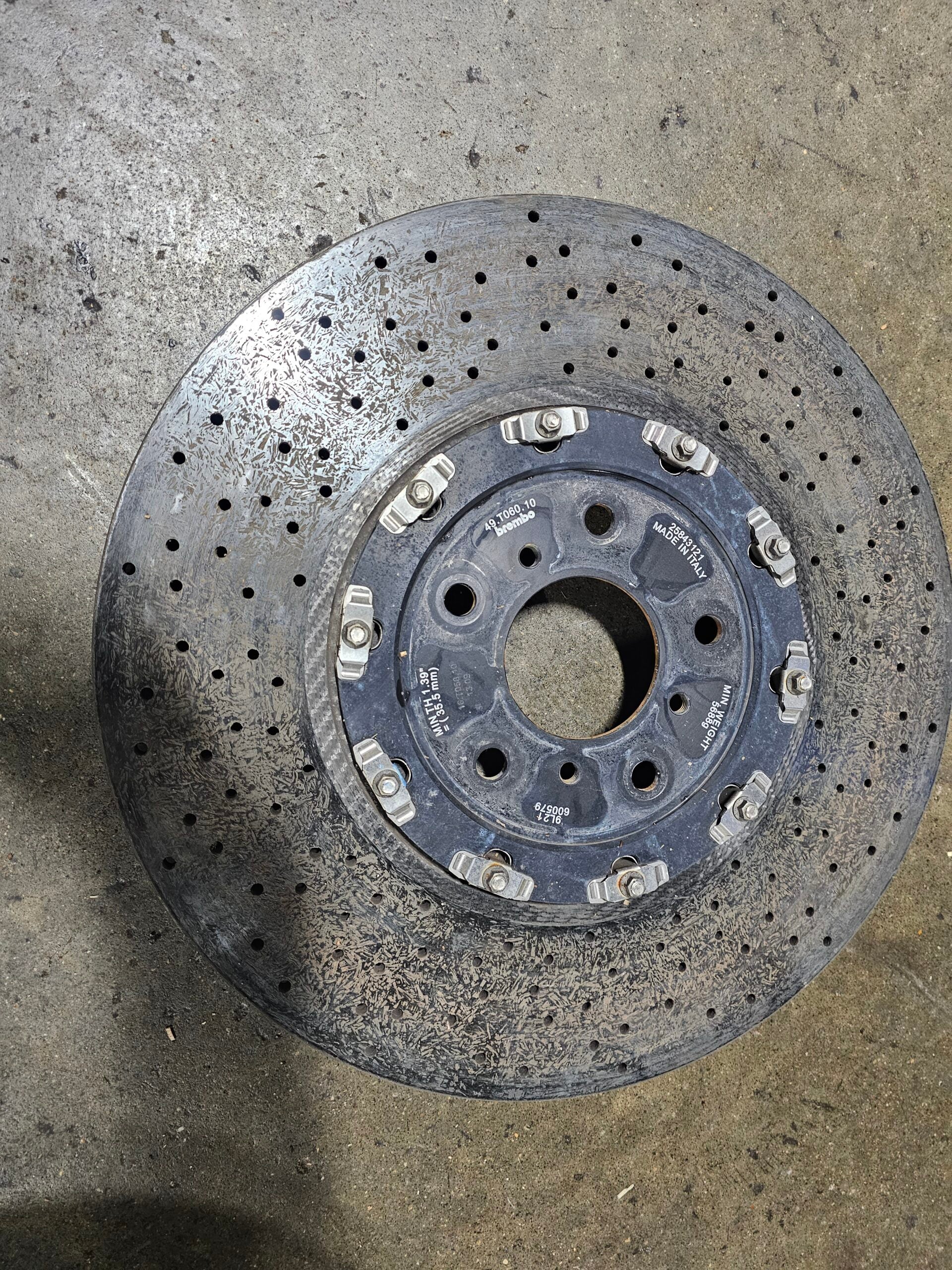 2010 ZR1 Corvette Carbon Ceramic Right Front Rotor