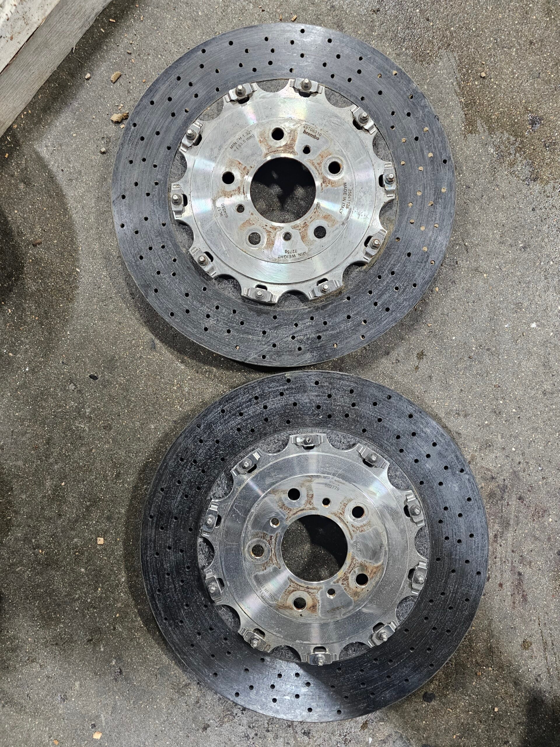 2010 ZR1 Carbon Ceramic Rear Rotor Set